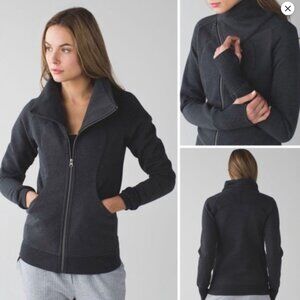 Lululemon Charcoal Gray Cozy Cuddle Up Jacket - 6